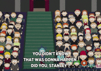 eric cartman crowd GIF by South Park 