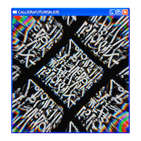 Pokras Calligrafuturism Sticker by POST-WEB