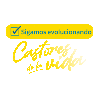 Castor Evolucionar Sticker by Lunar Latinoamerica