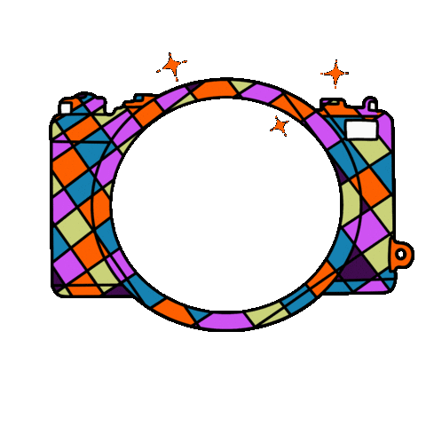 Camera Selfie Sticker by Keva Epale