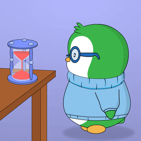 Still Waiting Penguin GIF by Pudgy Penguins
