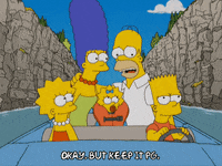 homer simpson boating GIF