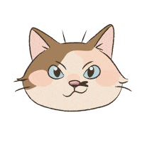 Cartoon Cat Sticker