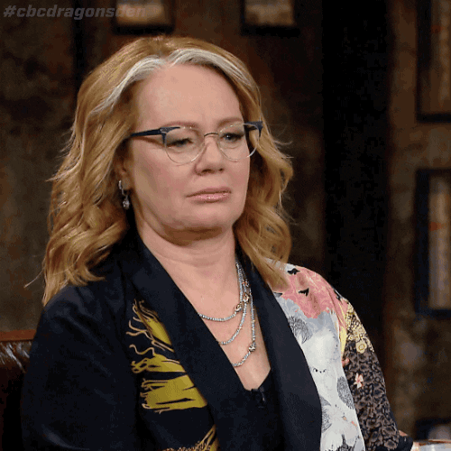 scared dragons' den GIF by CBC
