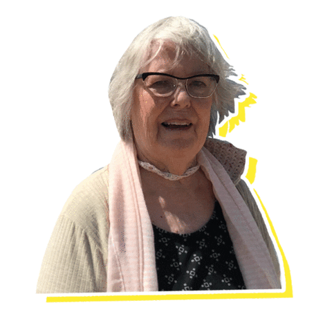 Fox Grandma Sticker by Alane Marie's Creations