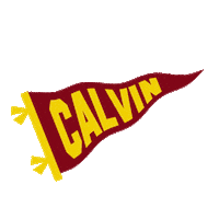Pennant Sticker by Calvin University