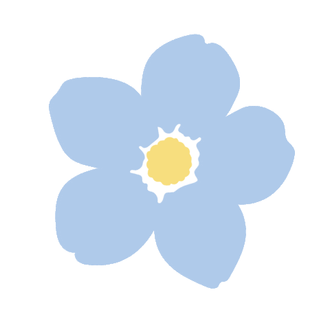 Happy Flower Sticker by daiso_designlab