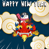 Happy New Year Penguin GIF by Pudgy Penguins