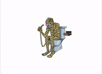animation mummy GIF by Zachary Sweet