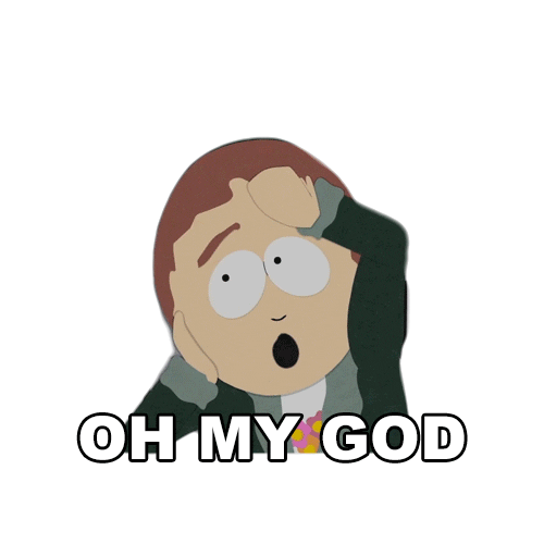 Oh No Omg Sticker by South Park