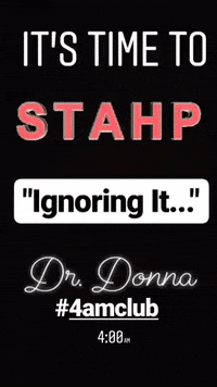 Stop It Good Morning GIF by Dr. Donna Thomas Rodgers