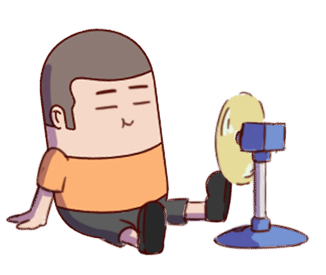 summer fan Sticker by Capsul Land