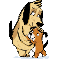 Save The World Dog Sticker by Macmillan Kids