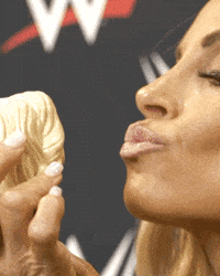 Mini Me Kiss GIF by Trish Stratus