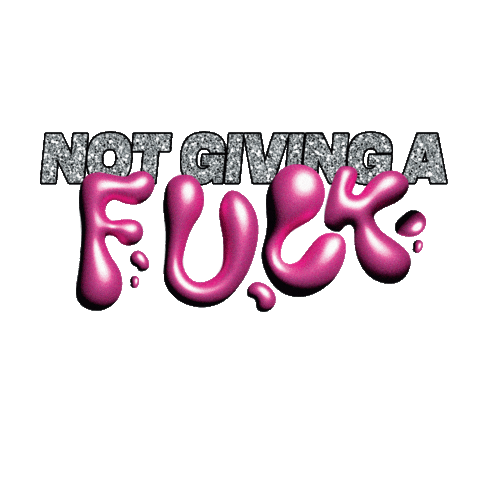 niptuckpod giphyupload y2k sparkels not giving a fuck Sticker