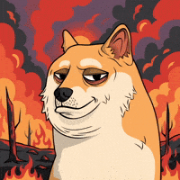 Burning Shiba Inu GIF by Doge Pound