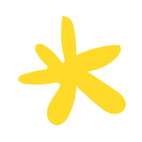 Travelcosk star coral yellow star sea star Sticker
