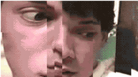 face slices GIF by Josh Rigling