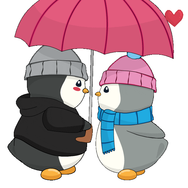 Love You Heart Sticker by Pudgy Penguins