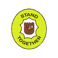 Pride Stand Together Sticker by designstripe