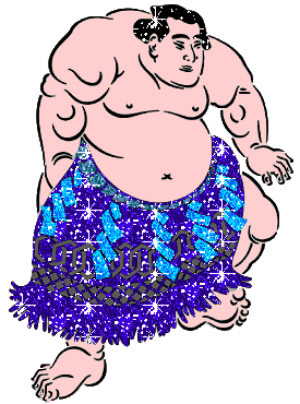 fat guy STICKER
