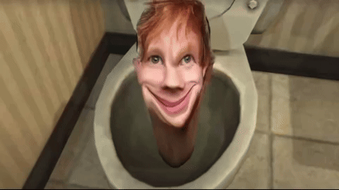 p_ihcalam giphycreatortest ed sheeran skibidi skibidi toilet GIF