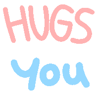 I Love You Hug Sticker by Ai and Aiko