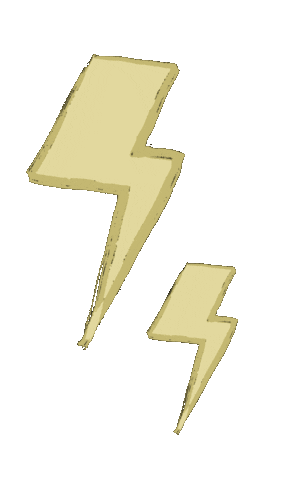 Rain Lightning Sticker