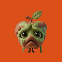 Sad Apple GIF
