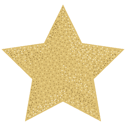 Gold Star Sticker by G Graphics Studio