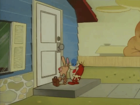 ren and stimpy nicksplat GIF