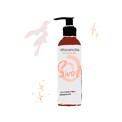 Afrocenchix hair products wash day natural hair care black hair care Sticker