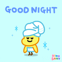 Happy Good Night GIF by DINOSALLY