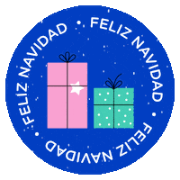 Feliz Navidad Christmas Sticker