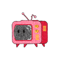 television Sticker by Broadly