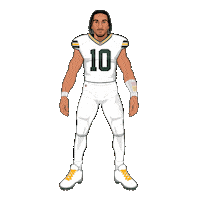 Green Bay Packers Love Sticker by SportsManias