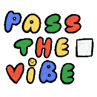 HelloCurlyTail fun color vibe check Sticker