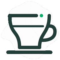 Coffee Cups Sticker by buycoffee.to