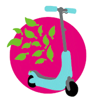 TAURON_PE scooter hulajnoga tauron zielonyzwrot Sticker