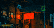 hahahariz neon glow city lights GIF