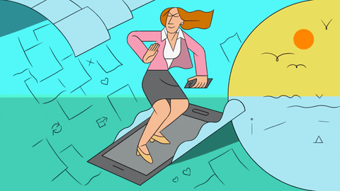 Technology Surfing GIF by Andrey Smirny