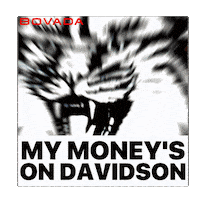 Davidson College Wildcats Sticker by Bovada