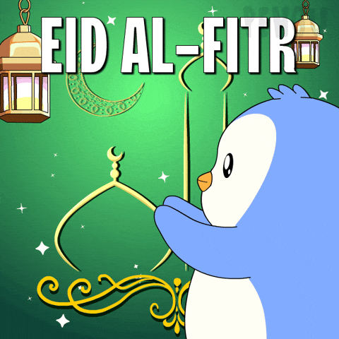 Pray Eid Al Fitr GIF by Pudgy Penguins