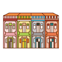 Architecture Singapore Sticker by Otah & Friends