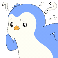 Confused Wait What Sticker by Pudgy Penguins