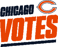 Voting Chicago Bears Sticker by NFL