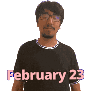 23 February Sticker