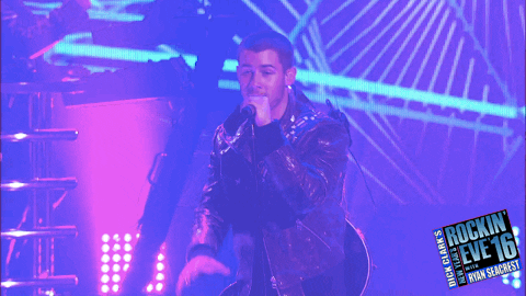 nick jonas GIF by New Year's Rockin' Eve