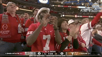 Ohio State Buckeyes Fans GIF by Goodyear Cotton Bowl Classic