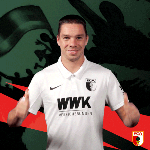 Bundesliga Thumbs Up GIF by FC Augsburg 1907
